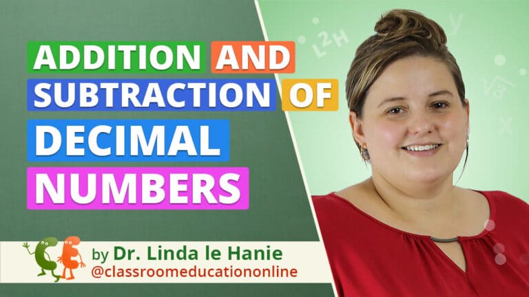 Addition and subtraction of decimal numbers
