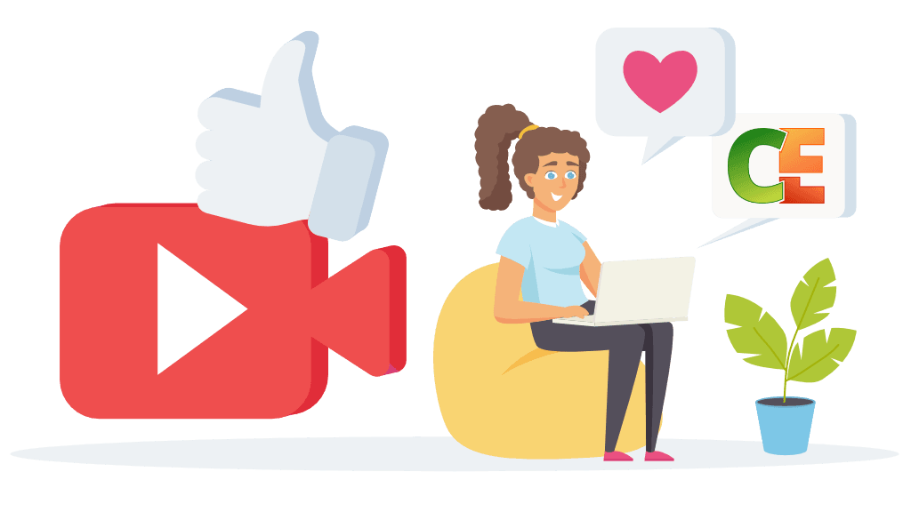 Home Young Teacher watching and liking ClassroomEducation