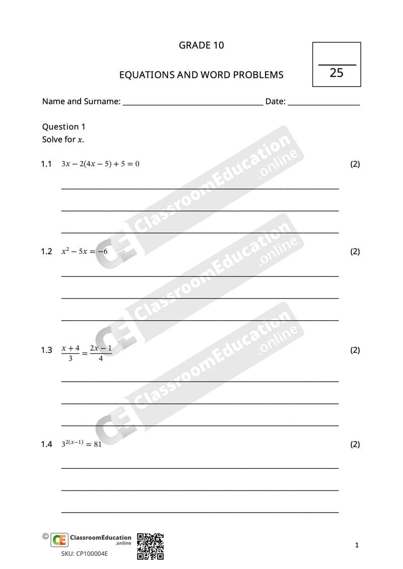 cp100004e equations and word problems 2 cp100004e equations and word problems 2