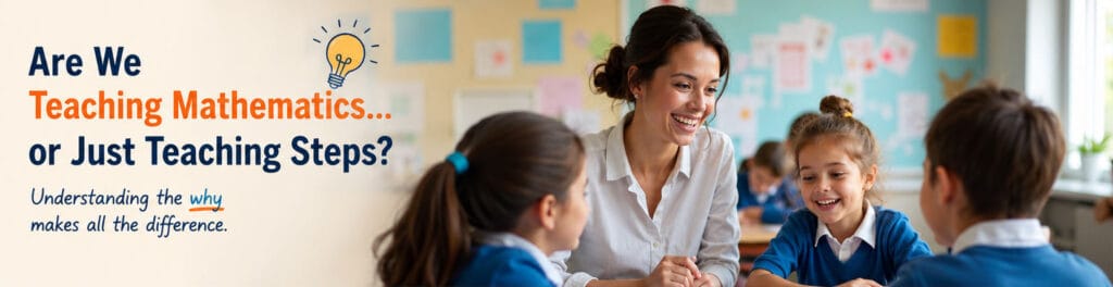 Are We Teaching Mathematics… or Just Teaching Steps? Are we teaching mathematics… or just teaching steps?
